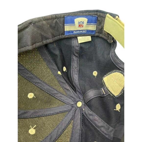 Dallas Cowboys REEBOK Cap NFL Equipment Adjustable Navy Blue White Star Vintage - Picture 9 of 9